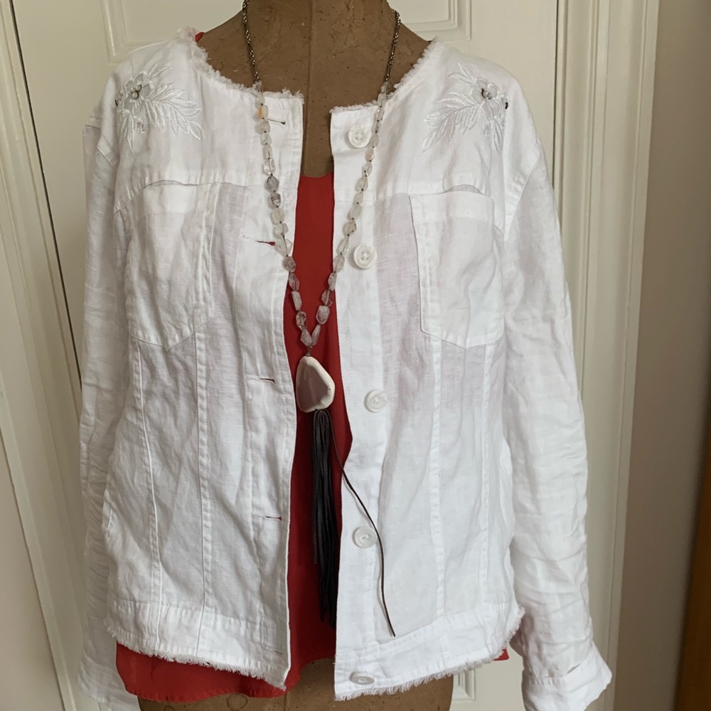 Tommy Bahama light weight blinged jacket